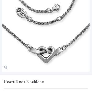 James Avery Heart Knot Necklace